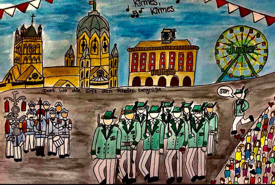 Svenja malt sich zum zweiten Platz